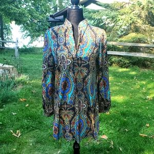 Karlie Paisley Tunic Dress